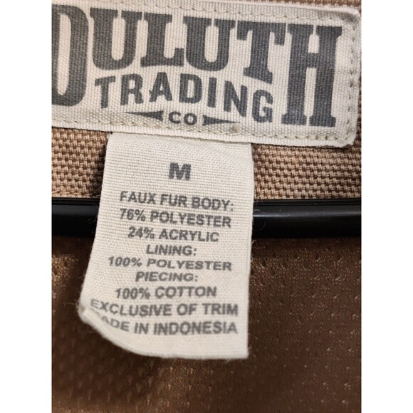 Men's Duluth Trading Company Faux Fur Sherpa Jacket Full Zip Size Medium - Picture 9 of 12